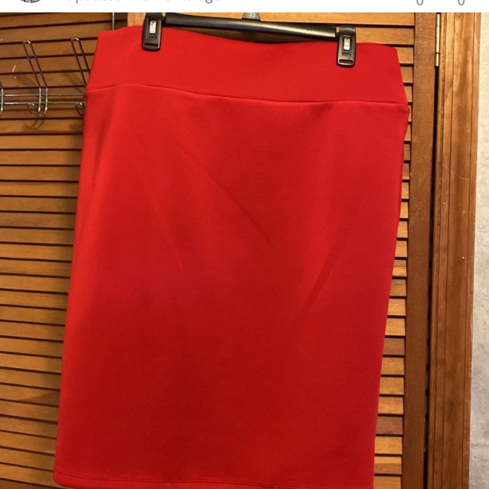 Red, Teal Blue, Maroon Size 16 Skirts W18/19 L24/25 - Red/Inc.  other 2/George - Picture 6 of 11